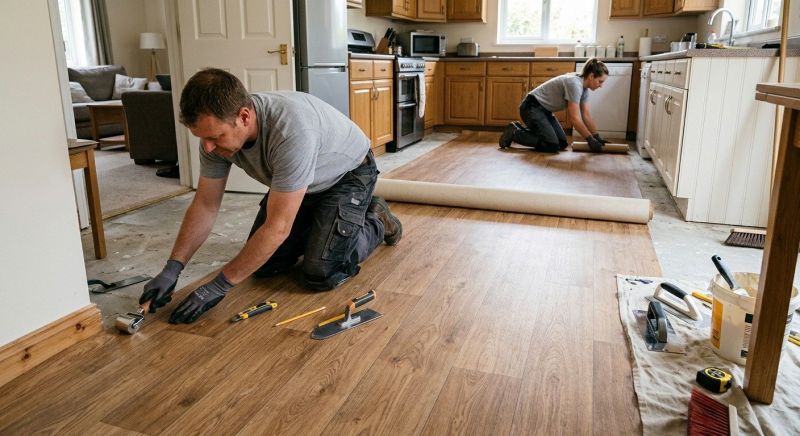 Linoleum Floor Installation in Snohomish, WA