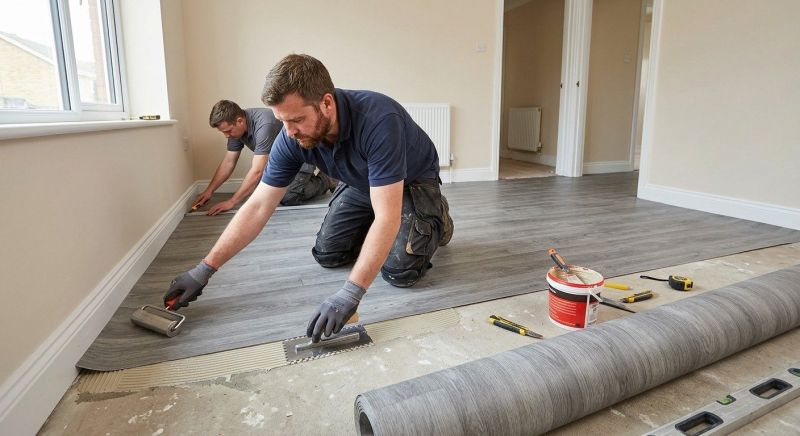 Sheet Linoleum Installation in Seattle, WA