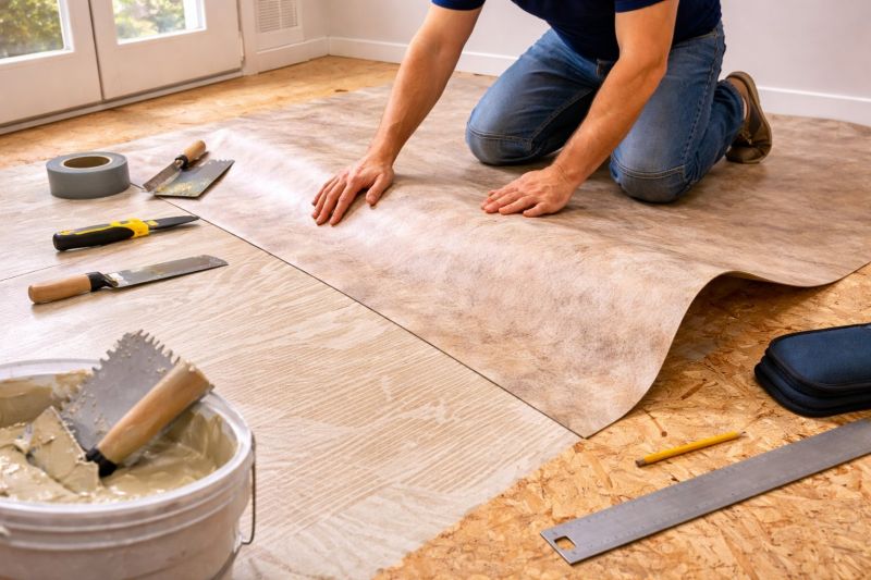 Sheet Vinyl Installation in Lynnwood, WA